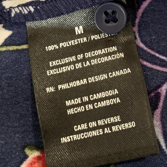 Original Nicole Miller Navy Floral Sundress - Picture 10 of 10